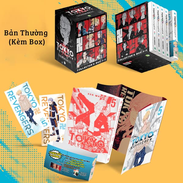 Truyện Tranh Tokyo Revengers - Tập 5 - Bản Thường - Bìa 2 Mặt - Bản Kèm - Ken Wakui