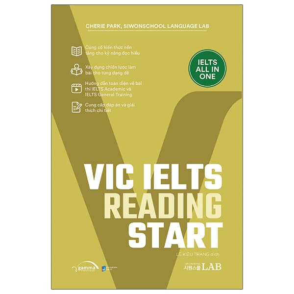 Sách Vic Ielts Reading Start - Cherie Park Siwonschool