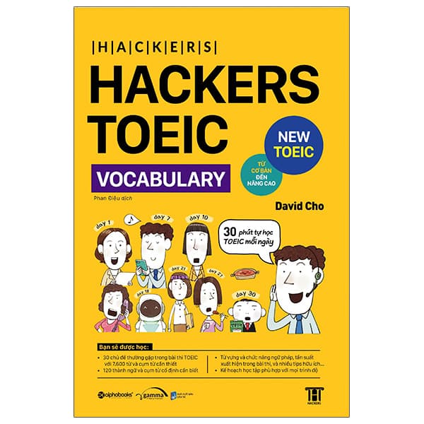 Sách Hackers Toeic Vocabulary (Tái Bản 2023) - David Cho