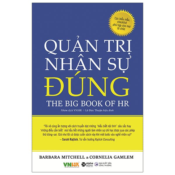 Sách Quản Trị Nhân Sự Đúng - The Big Book Of HR - Barbara Mitchell