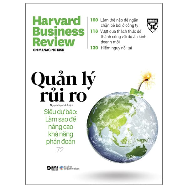 Sách HBR Onpoint 2021: Quản Lý Rủi Ro (Tái Bản 2022) - Harvard Business Review