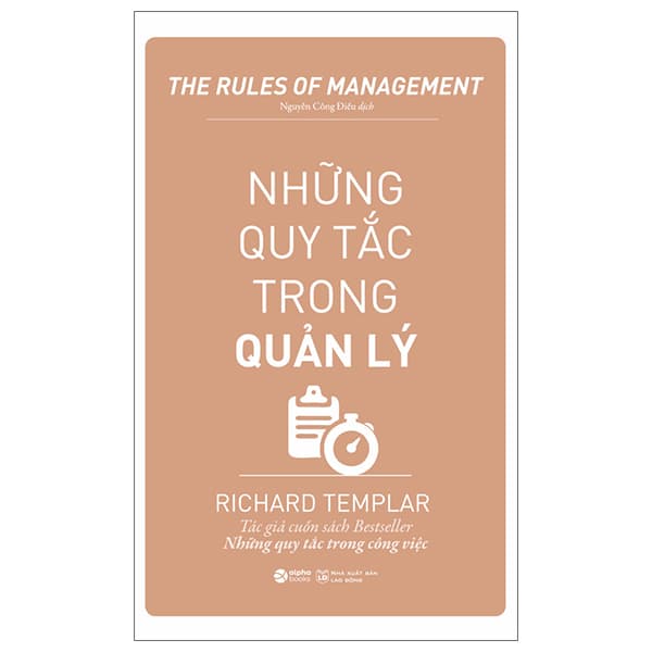 Sách Những Quy Tắc Trong Quản Lý - Richard Templar