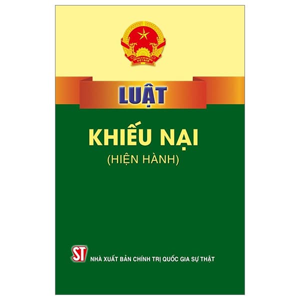 Sách Luật Khiếu Nại (Hiện Hành)