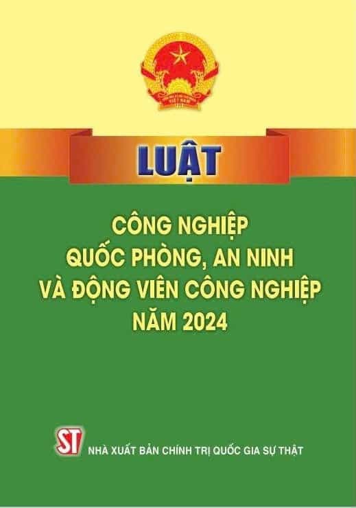Sách Luật Công Nghiệp Quốc Phòng, An Ninh Và Động Viên Công Nghiệp 202 - Quốc Hội