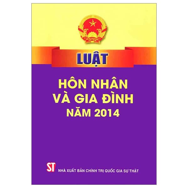 Sách Luật Hôn Nhân Và Gia Đình Năm 2014