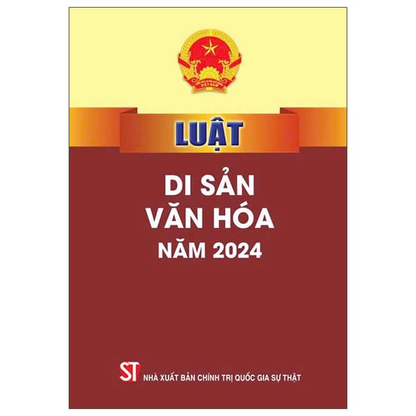Sách Luật Di Sản Văn Hóa Năm 2024