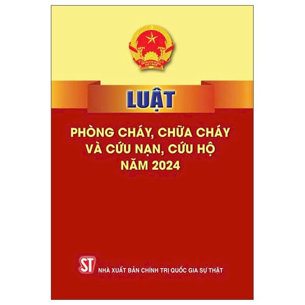 Sách Luật Phòng Cháy, Chữa Cháy Và Cứu Nạn, Cứu Hộ Năm 2024
