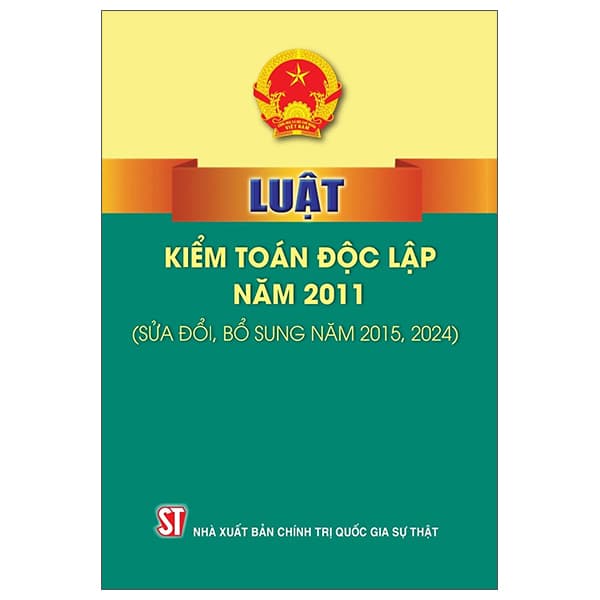 Sách Luật Kiểm Toán Độc Lập Năm 2011 (Sửa Đổi, Bổ Sung Năm 2015, 20 - Quốc Hội