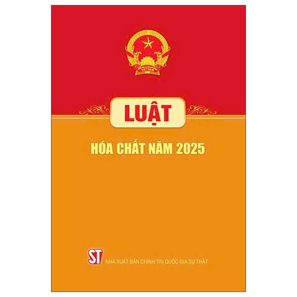 Sách Luật Hóa Chất Năm 2025 - Quốc Hội