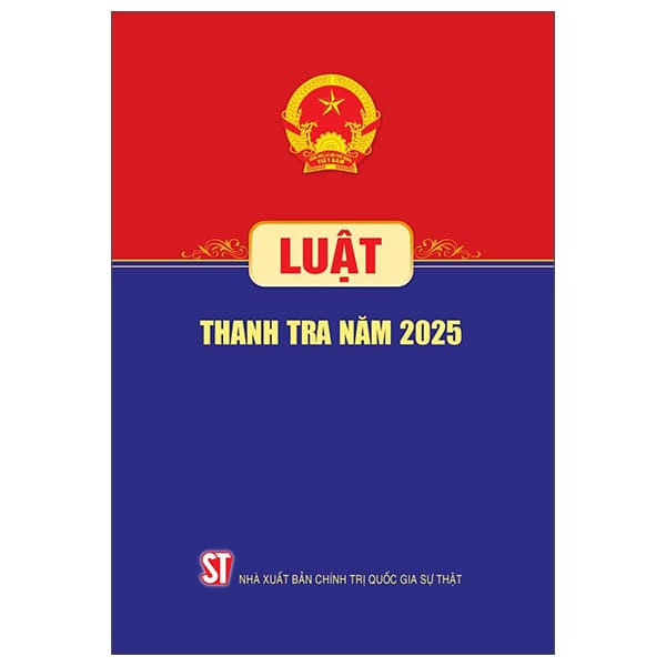 Sách Luật Thanh Tra Năm 2025 - Quốc Hội