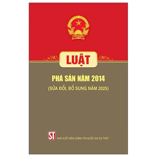 Sách Luật Phá Sản Năm 2014 (Sửa Đổi, Bổ Sung Năm 2025) - Quốc Hội