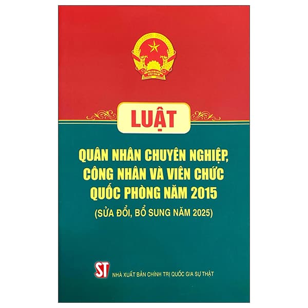 Sách Luật Quân Nhân Chuyên Nghiệp, Công Nhân Và Viên Chức Quốc Phòng N - Quốc Hội