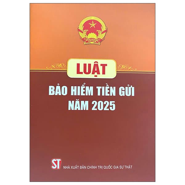 Sách Luật Bảo Hiểm Tiền Gửi Năm 2025 - Quốc Hội
