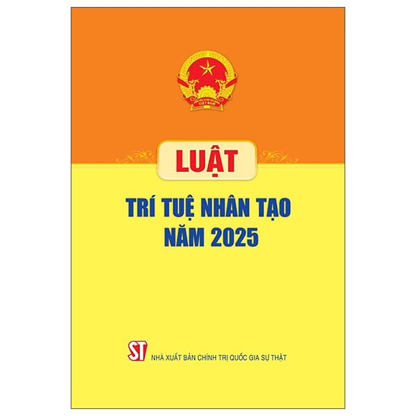 Sách Luật Trí Tuệ Nhân Tạo Năm 2025 - Quốc Hội