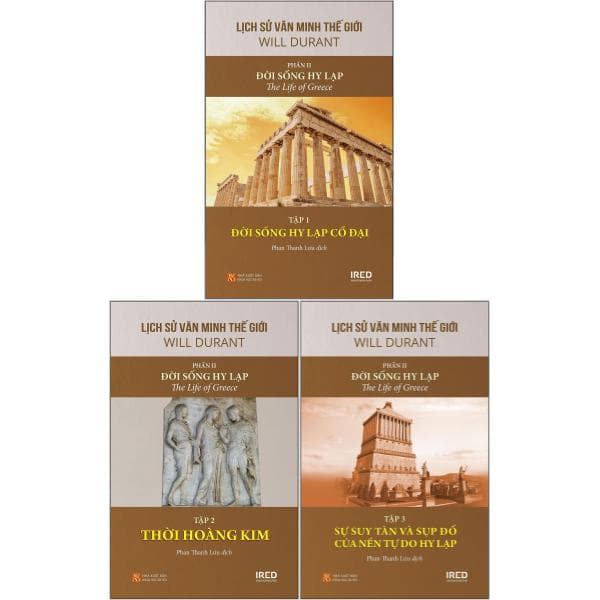 Sách Bộ Sách Lịch Sử Văn Minh Thế Giới - Phần II - Đời Sống Hy Lạ