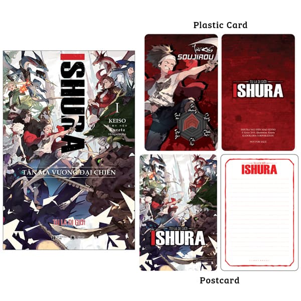 Sách Ishura - Tu La Dị Giới - Tập 1: Tân Ma Vương Đại Chiến - Tặng Kè - Chì