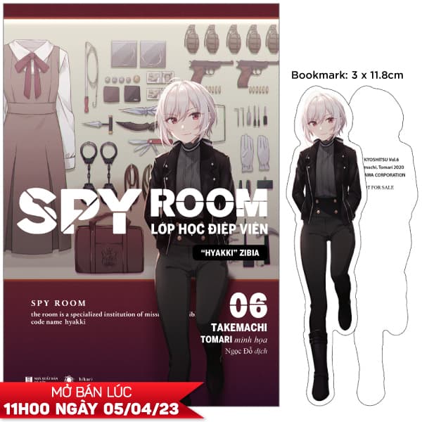 Sách SPY ROOM - Lớp Học Điệp Viên - Tập 6: Hyakki Zibia - Tặng Kèm Bookma - Takemachi