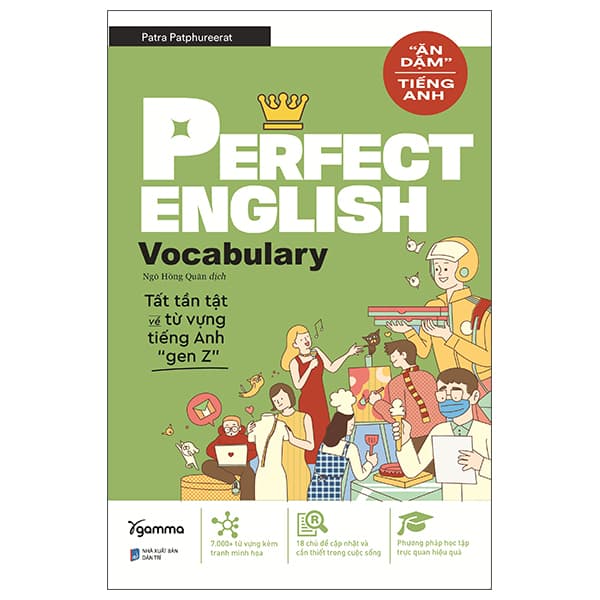 Sách Perfect English Vocabulary: Tất Tần Tật Về Từ Vựng Tiếng Anh Gen Z - Patra Patphureerat