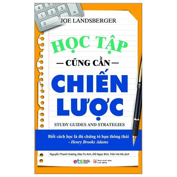 Sách Học Tập Cũng Cần Chiến Lược - Joe Landsberger