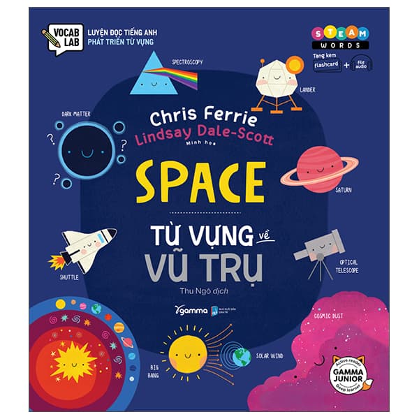 Sách Steam Words Space - Từ Vựng Về Vũ Trụ - Chris Ferrie