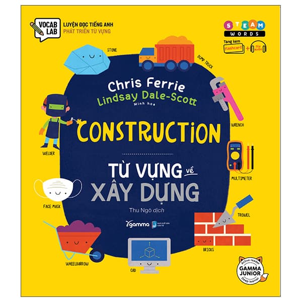 Sách Steam Words Construction - Từ Vựng Về Xây Dựng - Chris Ferrie
