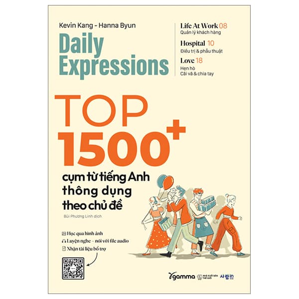 Sách Daily Expression - Top 1500+ Cụm Từ Tiếng Anh Thông Dụng Theo Chủ Đ� - Kevin Kang