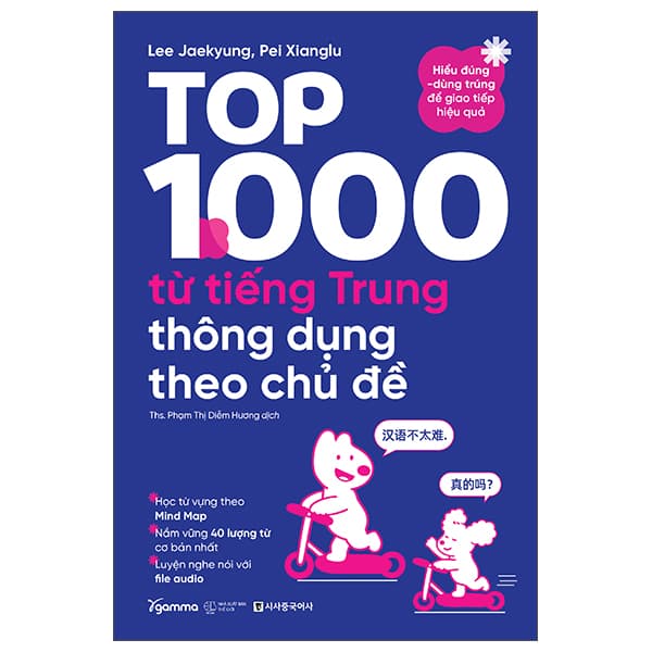 Sách Top 1000 Từ Tiếng Trung Thông Dụng Theo Chủ Đề - Lee Jaekyung