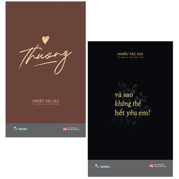 Combo TruyệnCombo Sách Thương + Và Sao Không Thể Hết Yêu Em? (Bộ 2 Cuốn - Việt Thư
