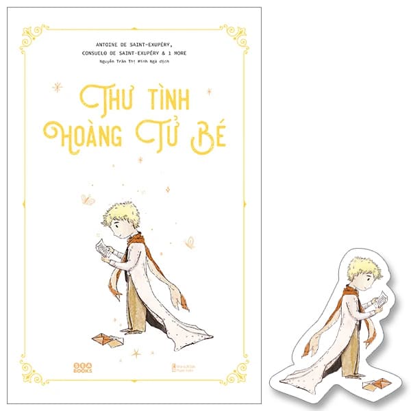 Sách Thư Tình Hoàng Tử Bé - Tặng Kèm Bookmark - Antoine De Saint-Exupéry