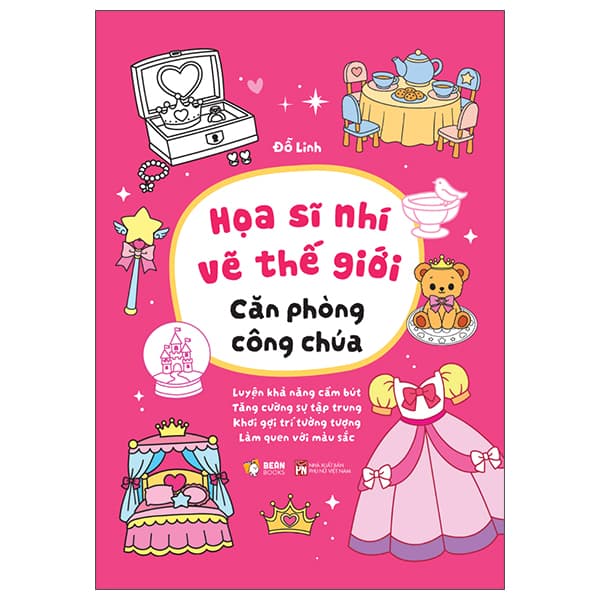 Sách Họa Sĩ Nhí Vẽ Thế Giới - Căn Phòng Công Chúa - Đỗ Linh