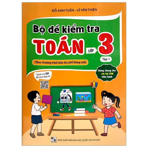 Sách Bộ Đề Kiểm Tra Toán 3 - Tập 1 - Đỗ Anh Tuấn