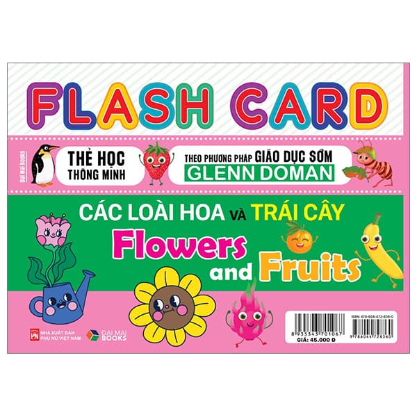 Sách Flash Card - Thẻ Học Thông Minh Theo Phương Pháp Giáo Dục Sớm Glenn - Đại Mai