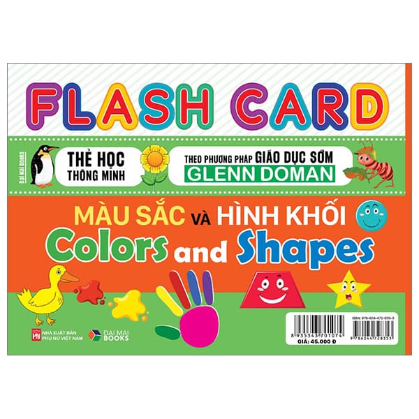 Sách Flash Card - Thẻ Học Thông Minh Theo Phương Pháp Giáo Dục Sớm Glenn