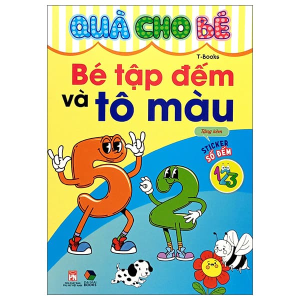 Sách Quà Cho Bé - Bé Tập Đếm Và Tô Màu