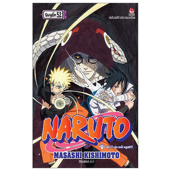 Truyện Tranh Naruto - Tập 52 - Đội 7 Của Mỗi Người!! (Tái Bản 2025) - Masashi Kishimoto