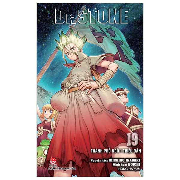 Truyện Tranh Dr.STONE - Tập 19 - Thành Phố Ngô 1 Triệu Dân - Kim Dân