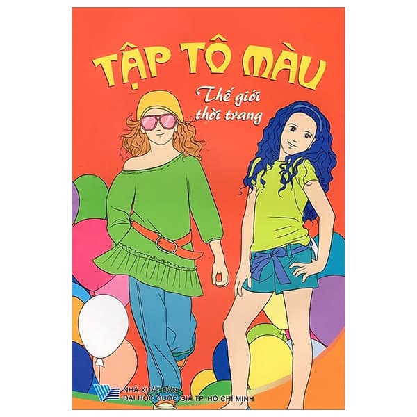 Sách Tập Tô Màu - Thế Giới Thời Trang - Minh