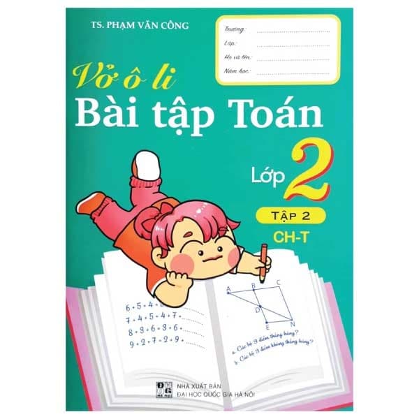 Sách Vở Ô Li Bài Tập Toán Lớp 2 - Tập 2 - Thiện Lộc