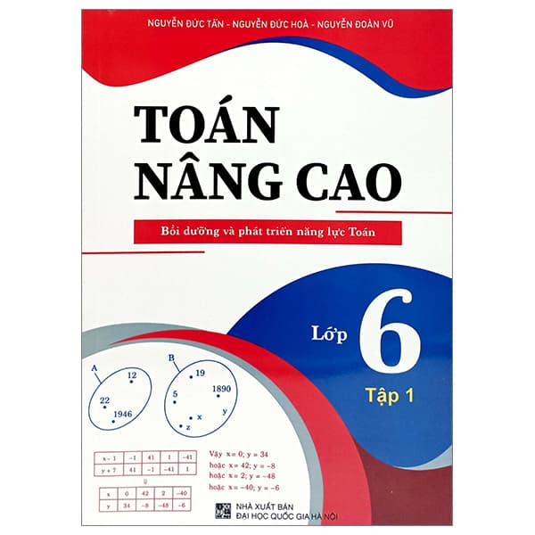 Sách Toán Nâng Cao - Bồi Dưỡng Và Phát Triển Năng Lực Toán Lớp 6 - T� - Nguyễn Đức Tấn