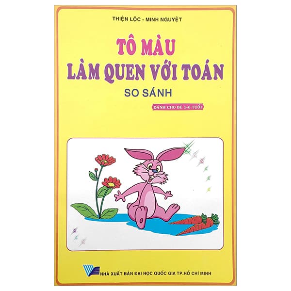 Sách Tô Màu Làm Quen Với Toán - So Sánh (Dành Cho Bé 5-6 Tuổi) (Tái Bản - Thiện Lộc