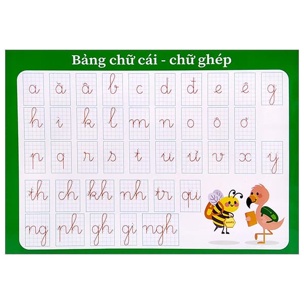Sách Bảng Âm Vần Lớp 1 - Bảng Chữ Cái - Chữ Ghép