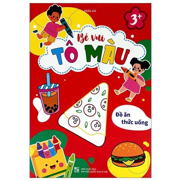 Sách Bé Vui Tô Màu - Đồ Ăn Thức Uống - Trần An