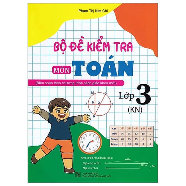 Sách Bộ Đề Kiểm Tra Môn Toán - Lớp 3 (Kết Nối) - Phạm Thị Kim Chi