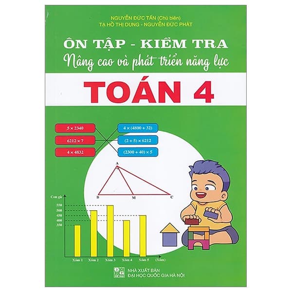 Sách Ôn Tập-Kiểm Tra Nâng Cao Và Phát Triển Năng Lực Toán 4 - Nguyễn Đức Tấn