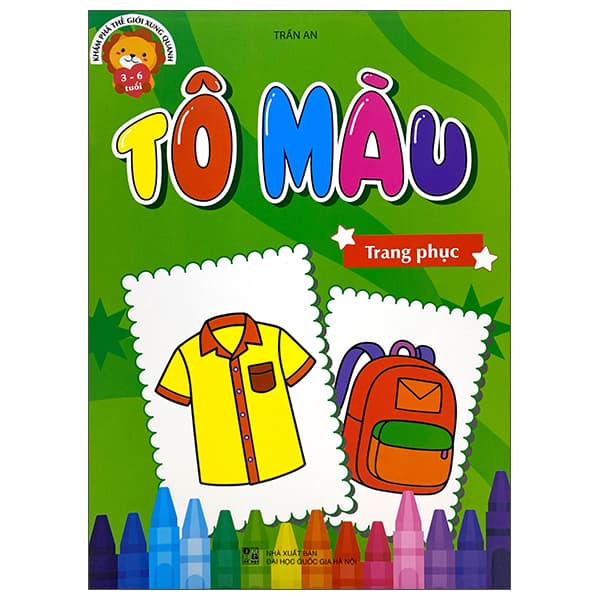 Sách Khám Phá Thế Giới Xung Quanh - Tô Màu Trang Phục - Trần Quân