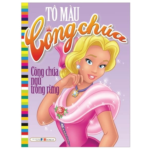 Sách Tô Màu Công Chúa - Công Chúa Ngủ Trong Rừng