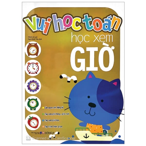 Sách Vui Học Toán  - Học Xem Giờ - Do