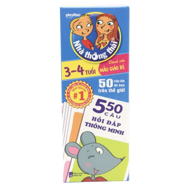 Sách Nhà Thông Thái 3-4 tuổi - Dành Cho Mẫu Giáo Bé (Tái Bản 2024) - Play Bac