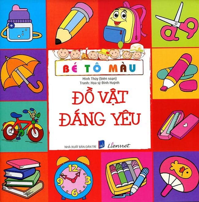 Sách Bé Tô Màu - Đồ Vật Đáng Yêu - Minh