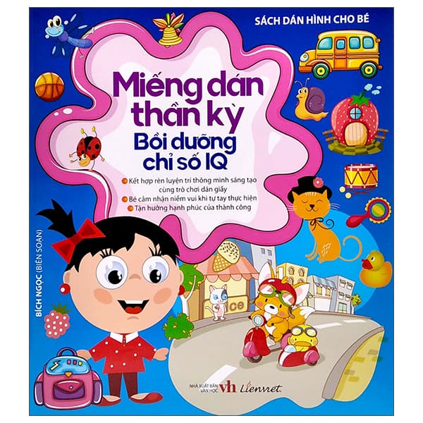 Sách Sách Dán Hình Cho Bé - Miếng Dán Thần Kỳ - Bồi Dưỡng Chỉ Số I - Bích Ngọc